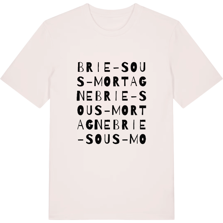 Brie-sous-Mortagne ordlek t-shirt – t-shirt från PinShirt
