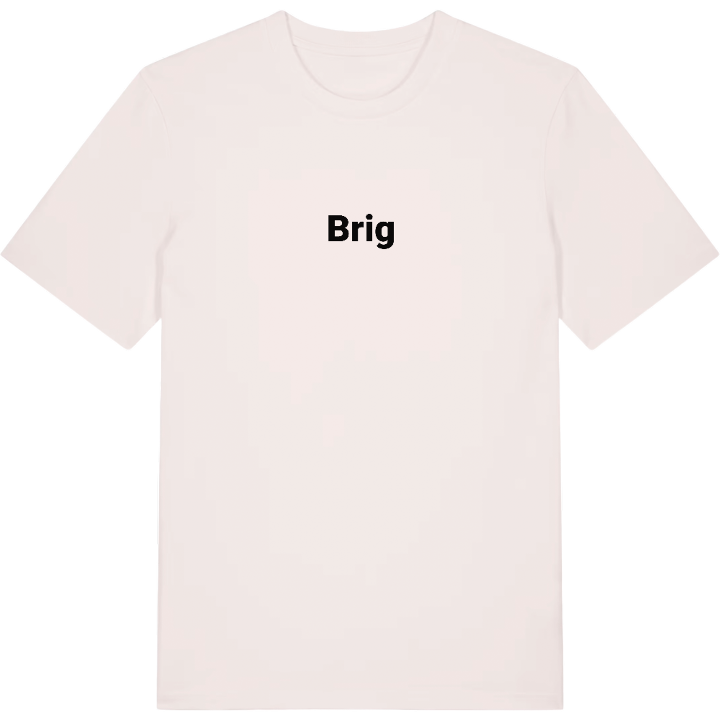 Brig fetstil t-shirt – t-shirt från PinShirt