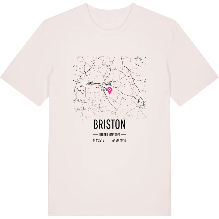 Briston karta t-shirt – t-shirt från PinShirt