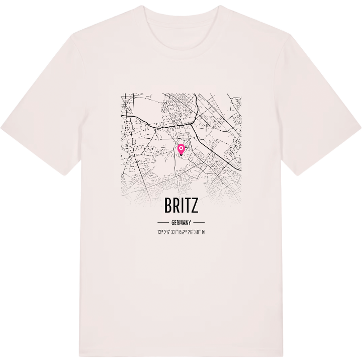 Britz karta t-shirt – t-shirt från PinShirt