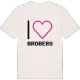 Jag älskar Broberg t-shirt stort tryck