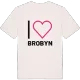 Jag älskar Brobyn t-shirt stort tryck