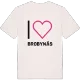Jag älskar Brobynäs t-shirt stort tryck