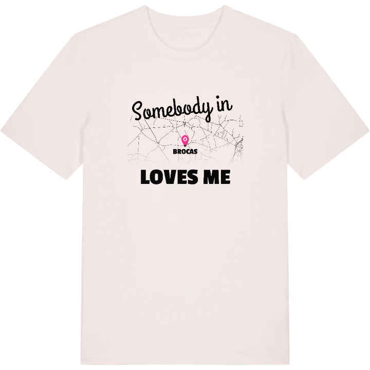 Någon i Brocas älskar mig t-shirt – t-shirt från PinShirt