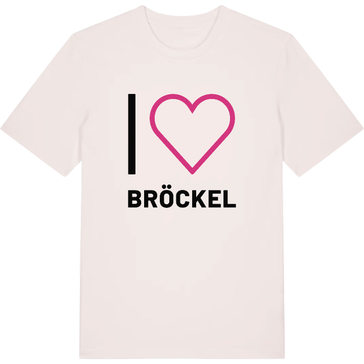 Jag älskar Bröckel t-shirt stort tryck – t-shirt från PinShirt