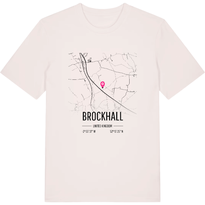 Brockhall karta t-shirt – t-shirt från PinShirt