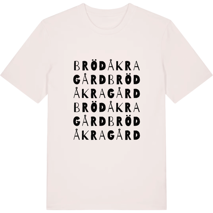Brödåkra gård ordlek t-shirt – t-shirt från PinShirt