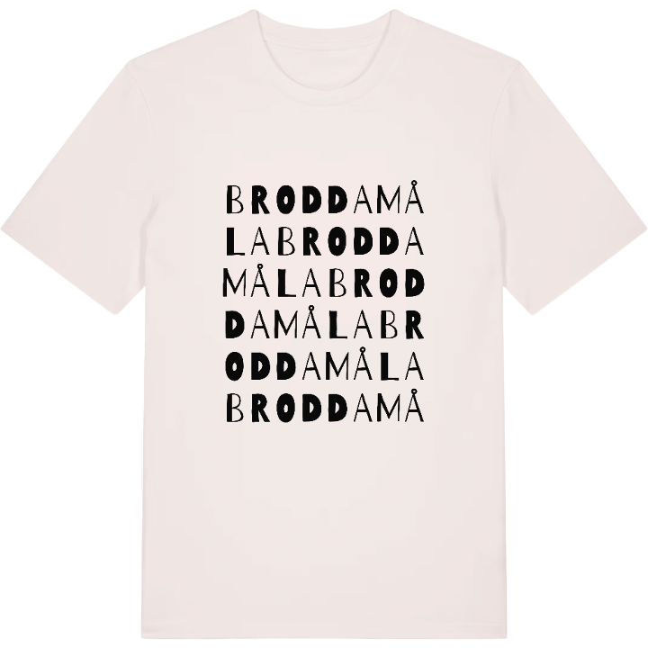 Broddamåla ordlek t-shirt – t-shirt från PinShirt