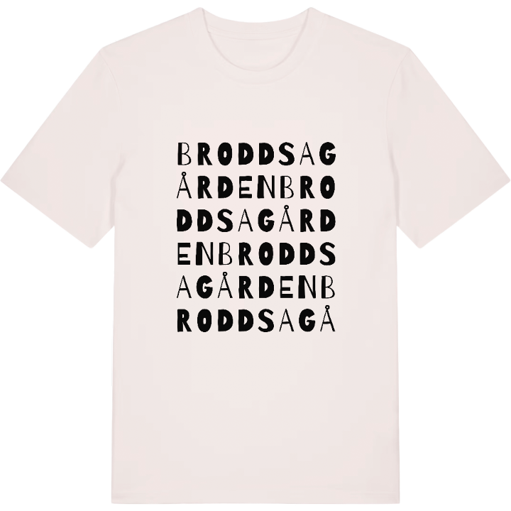 Broddsagården ordlek t-shirt – t-shirt från PinShirt