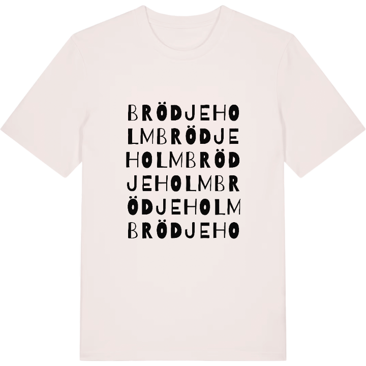 Brödjeholm ordlek t-shirt – t-shirt från PinShirt
