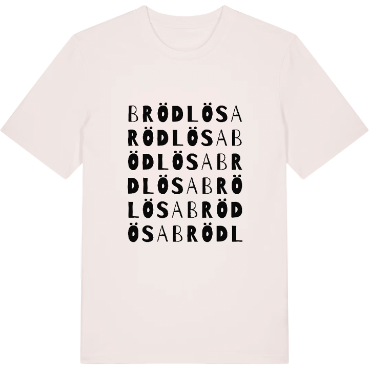 Brödlösa ordlek t-shirt – t-shirt från PinShirt