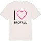 Jag älskar Brofall t-shirt stort tryck