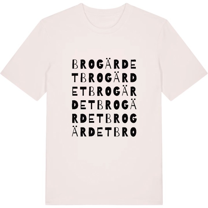 Brogärdet ordlek t-shirt – t-shirt från PinShirt
