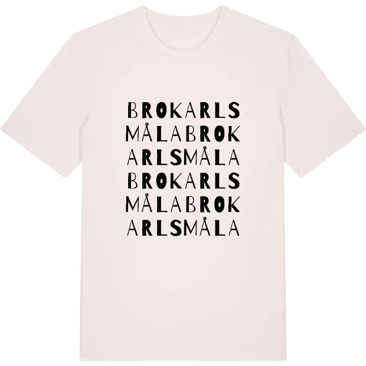 Brokarlsmåla ordlek t-shirt – t-shirt från PinShirt