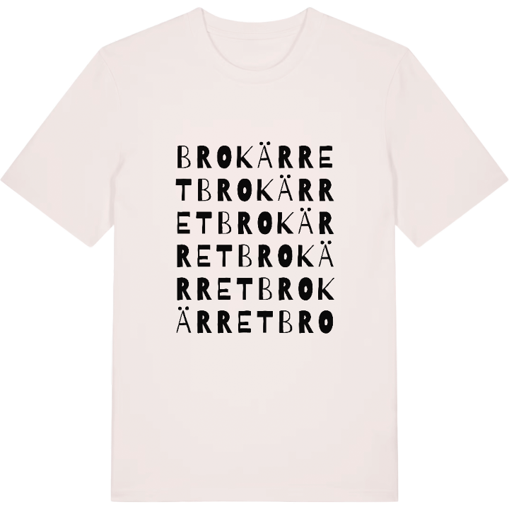Brokärret ordlek t-shirt – t-shirt från PinShirt