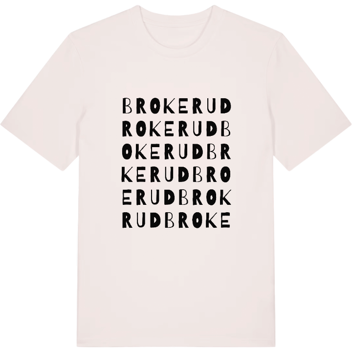 Brokerud ordlek t-shirt – t-shirt från PinShirt