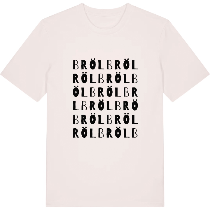 Bröl ordlek t-shirt – t-shirt från PinShirt