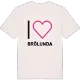 Jag älskar Brölunda t-shirt stort tryck