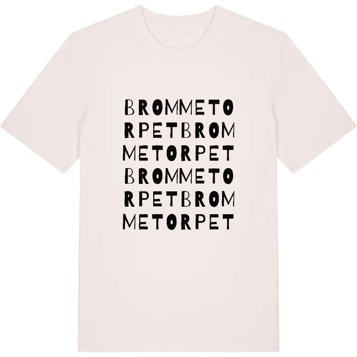 Brommetorpet ordlek t-shirt – t-shirt från PinShirt