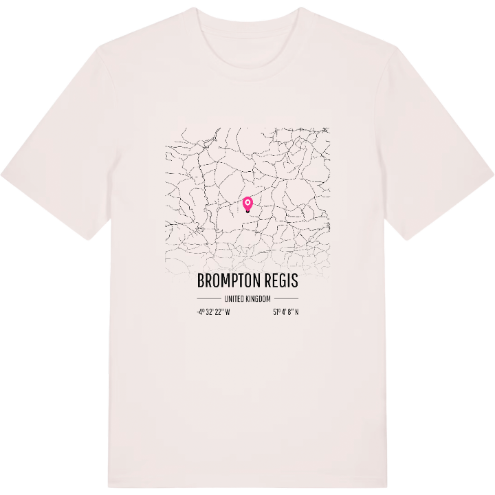 Brompton Regis karta t-shirt – t-shirt från PinShirt