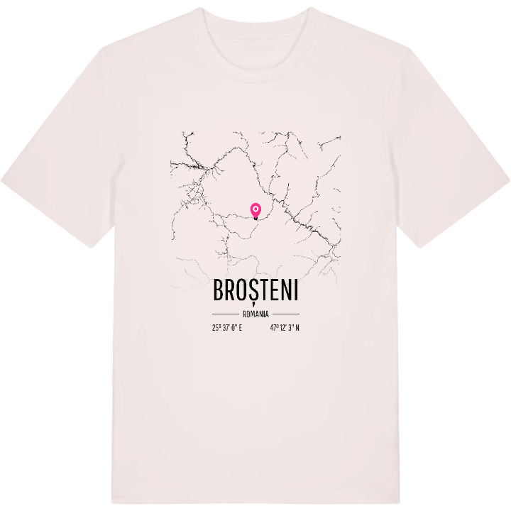 Broșteni karta t-shirt – t-shirt från PinShirt