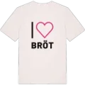 Jag älskar Bröt t-shirt stort tryck