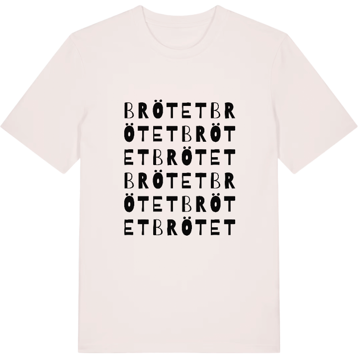 Brötet ordlek t-shirt – t-shirt från PinShirt