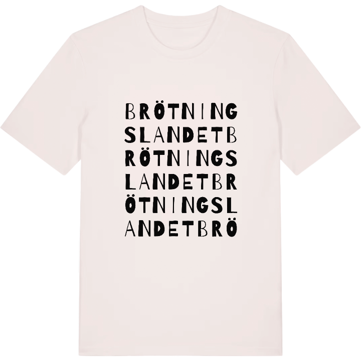 Brötningslandet ordlek t-shirt – t-shirt från PinShirt