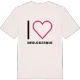 Jag älskar Brouckerque t-shirt stort tryck