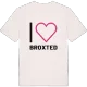 Jag älskar Broxted t-shirt stort tryck