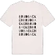 Brudbacken ordlek t-shirt