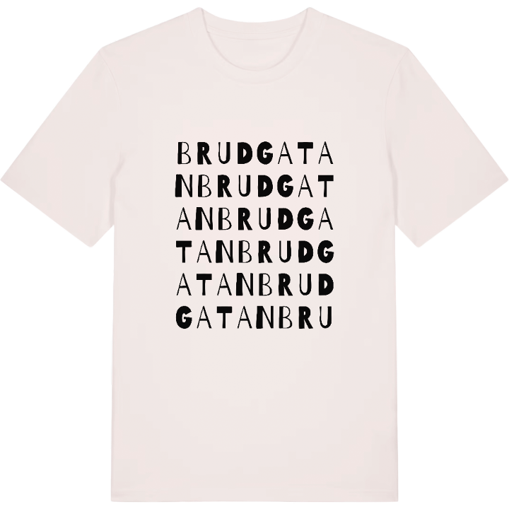Brudgatan ordlek t-shirt – t-shirt från PinShirt