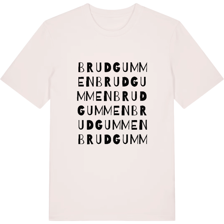 Brudgummen ordlek t-shirt – t-shirt från PinShirt