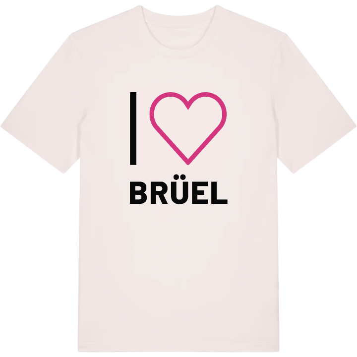 Jag älskar Brüel t-shirt stort tryck – t-shirt från PinShirt