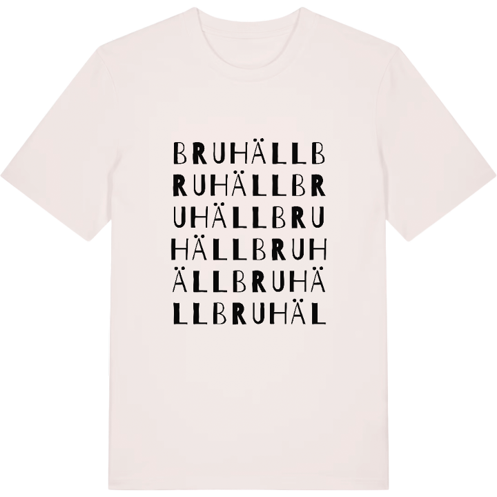 Bruhäll ordlek t-shirt – t-shirt från PinShirt