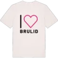 Jag älskar Brulid t-shirt stort tryck