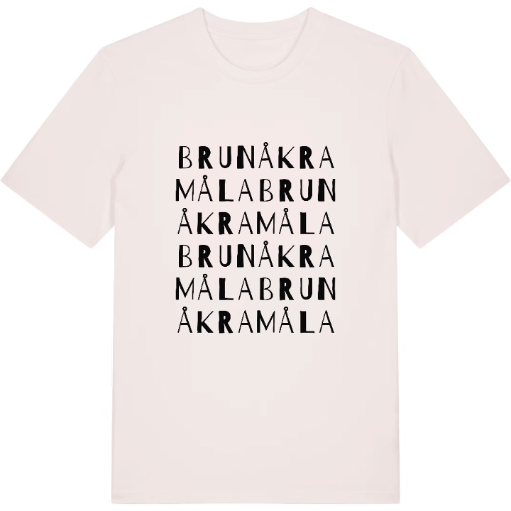 Brunåkramåla ordlek t-shirt – t-shirt från PinShirt