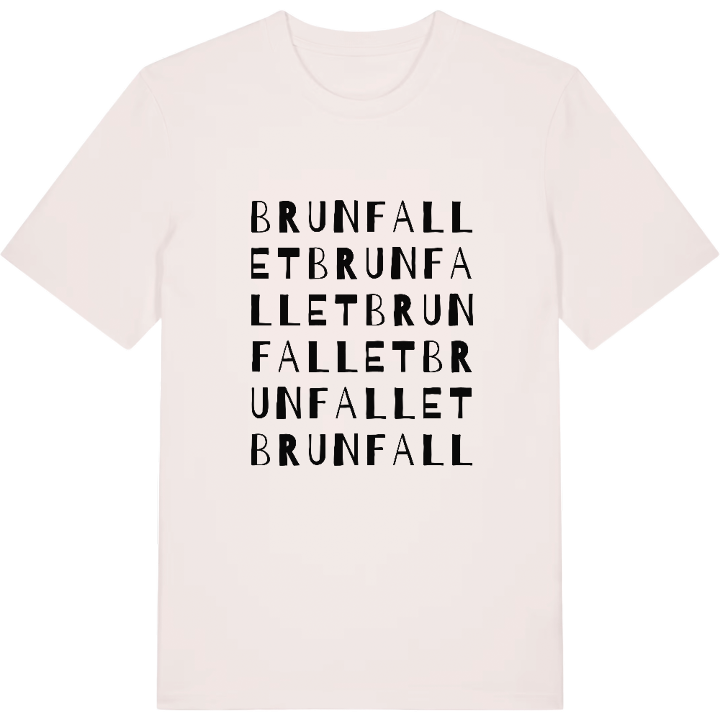 Brunfallet ordlek t-shirt – t-shirt från PinShirt
