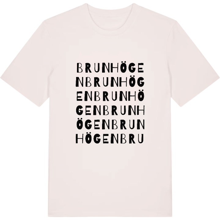 Brunhögen ordlek t-shirt – t-shirt från PinShirt