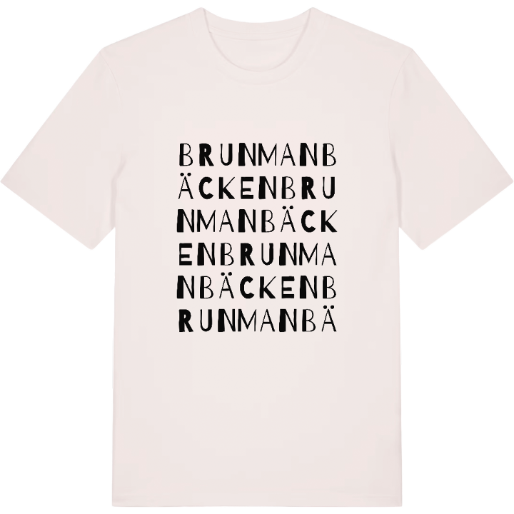 Brunmanbäcken ordlek t-shirt – t-shirt från PinShirt