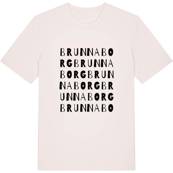 Brunnaborg ordlek t-shirt – t-shirt från PinShirt