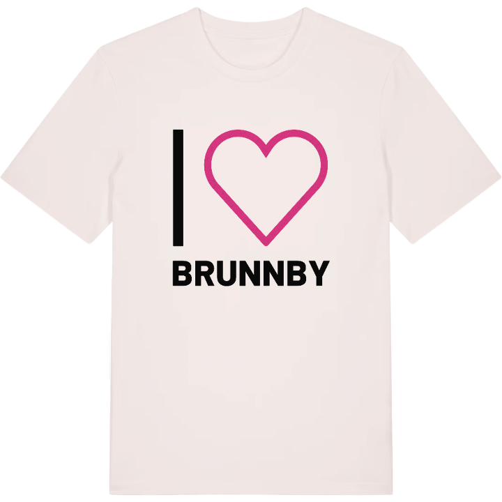 Jag älskar Brunnby t-shirt stort tryck – t-shirt från PinShirt