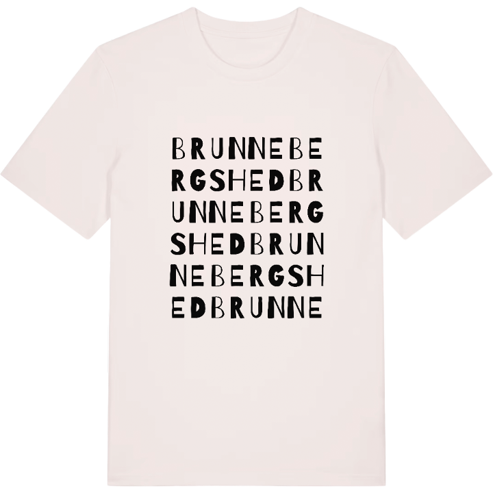 Brunnebergshed ordlek t-shirt – t-shirt från PinShirt