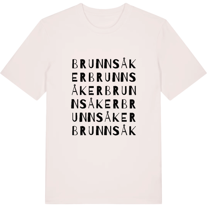 Brunnsåker ordlek t-shirt – t-shirt från PinShirt