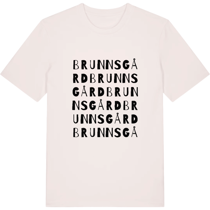 Brunnsgård ordlek t-shirt – t-shirt från PinShirt
