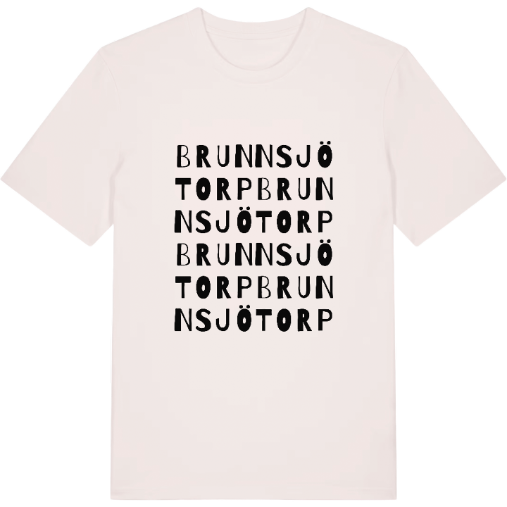 Brunnsjötorp ordlek t-shirt – t-shirt från PinShirt