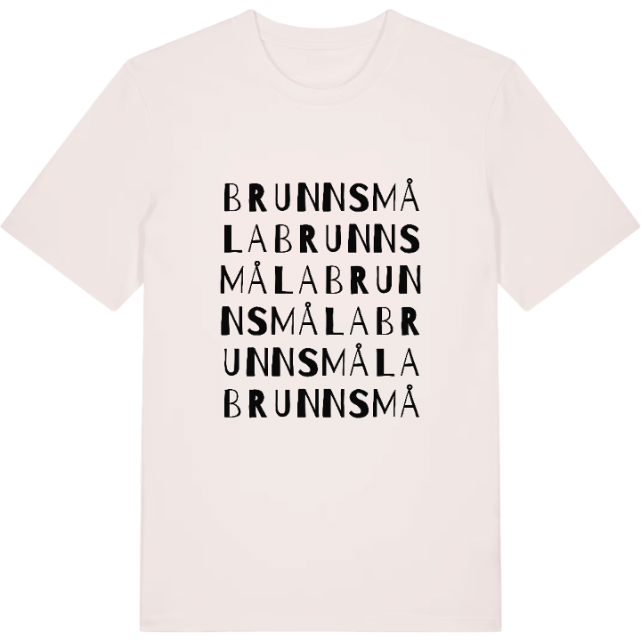 Brunnsmåla ordlek t-shirt – t-shirt från PinShirt