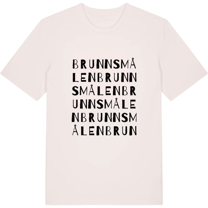 Brunnsmålen ordlek t-shirt – t-shirt från PinShirt