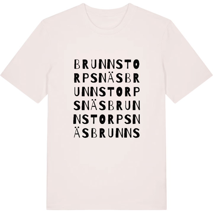Brunnstorpsnäs ordlek t-shirt – t-shirt från PinShirt