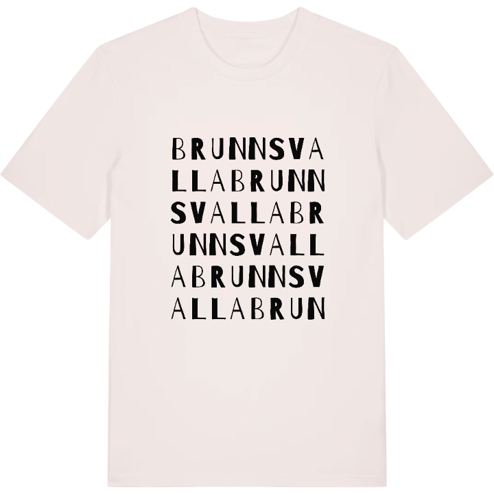 Brunnsvalla ordlek t-shirt – t-shirt från PinShirt